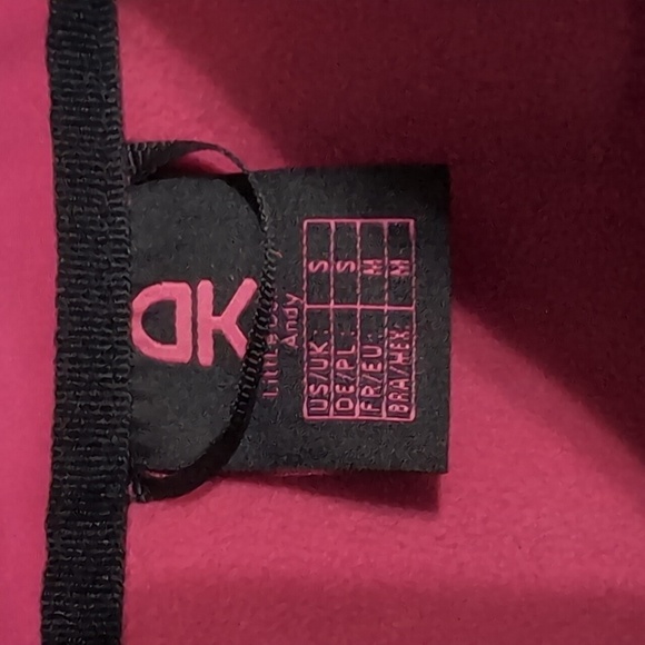 Little Donkey Andy Fuschia Water Resistant Fleece Lined Full Zip Vest Size Small - Picture 2 of 7